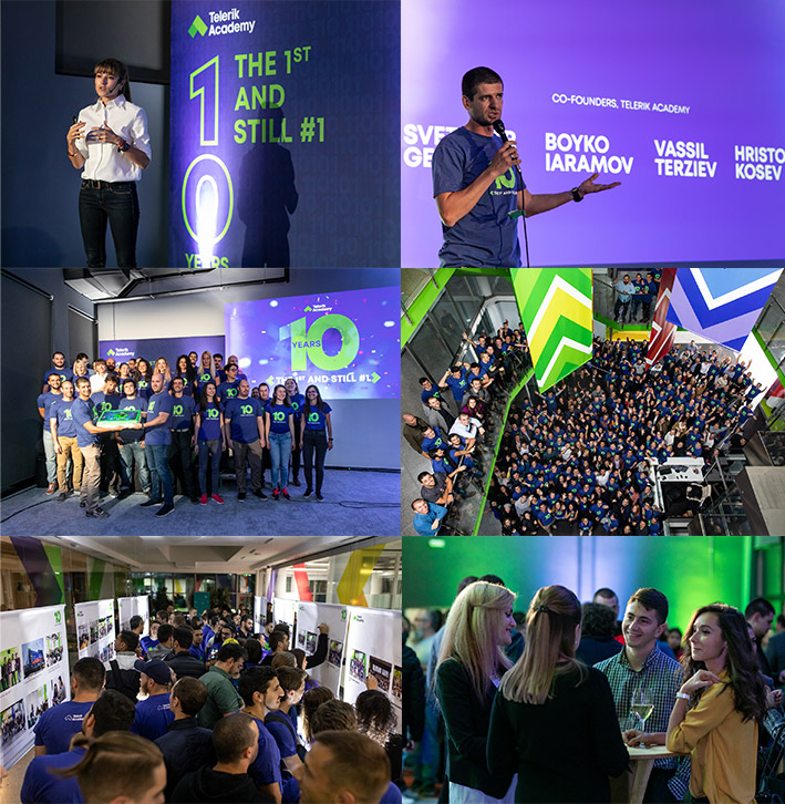 Collage Telerik Academy event