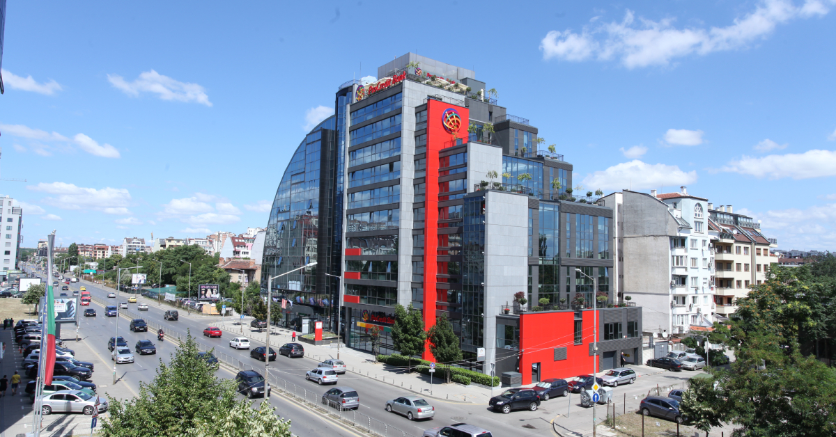 photo of the office building of procredit bank, a telerik academy alpha partner