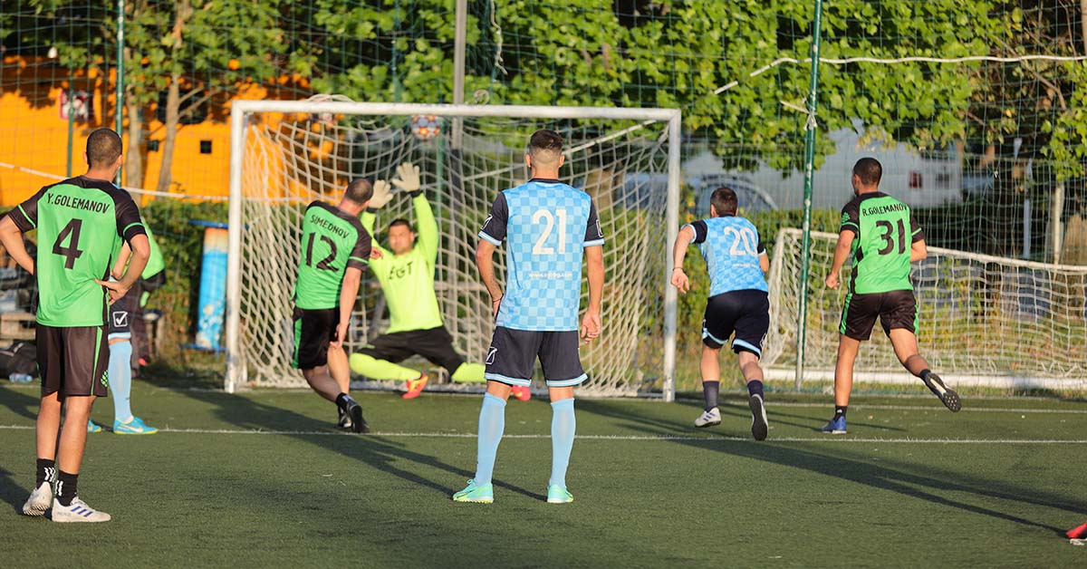 cleverpine team during a football tournament